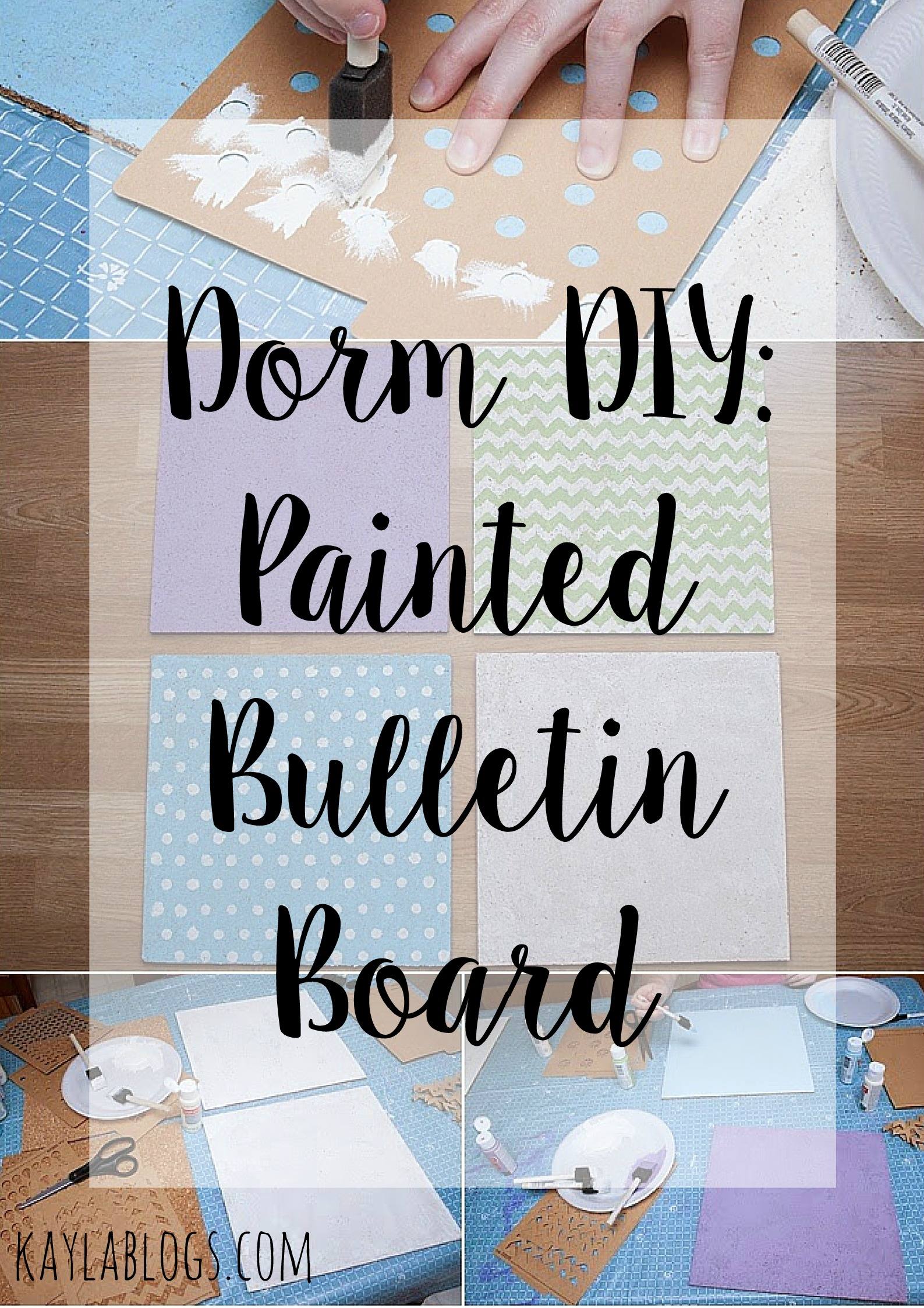 Dorm DIY Bulletin Board