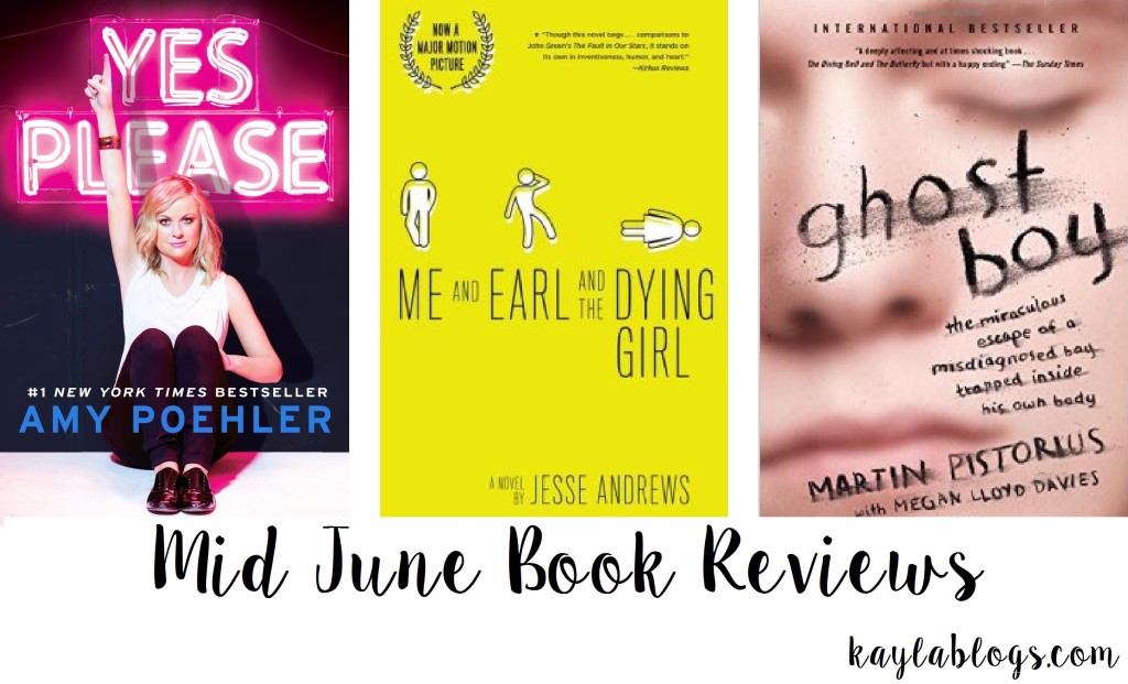Mid June Book Reviews!