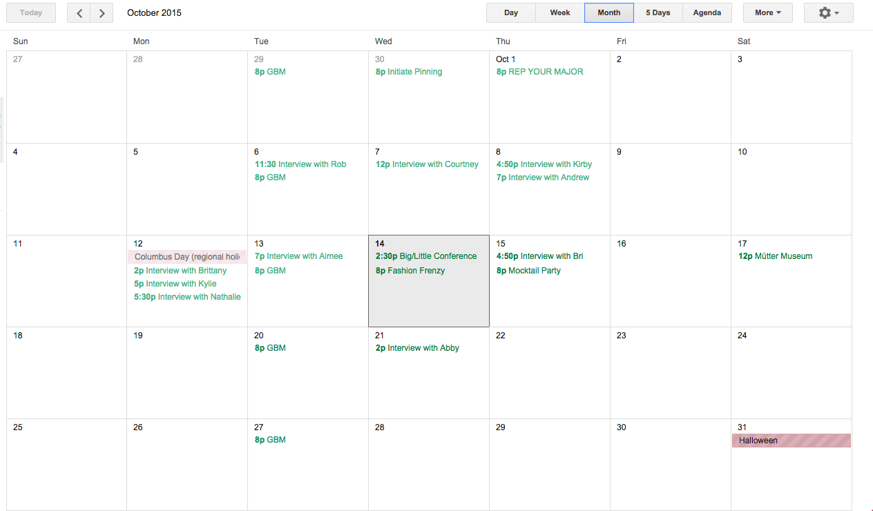 How I Use Google Calendar - Kayla Blogs