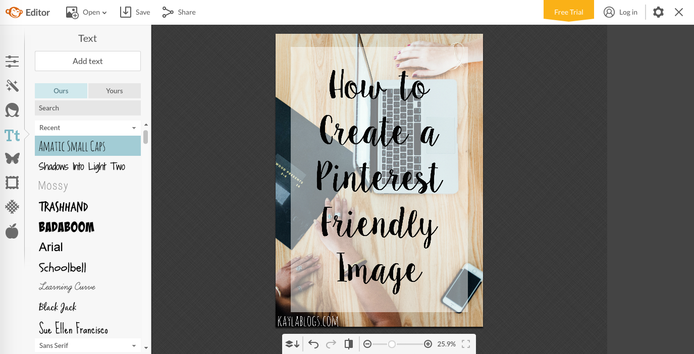 How to Create a Pinterest Friendly Image
