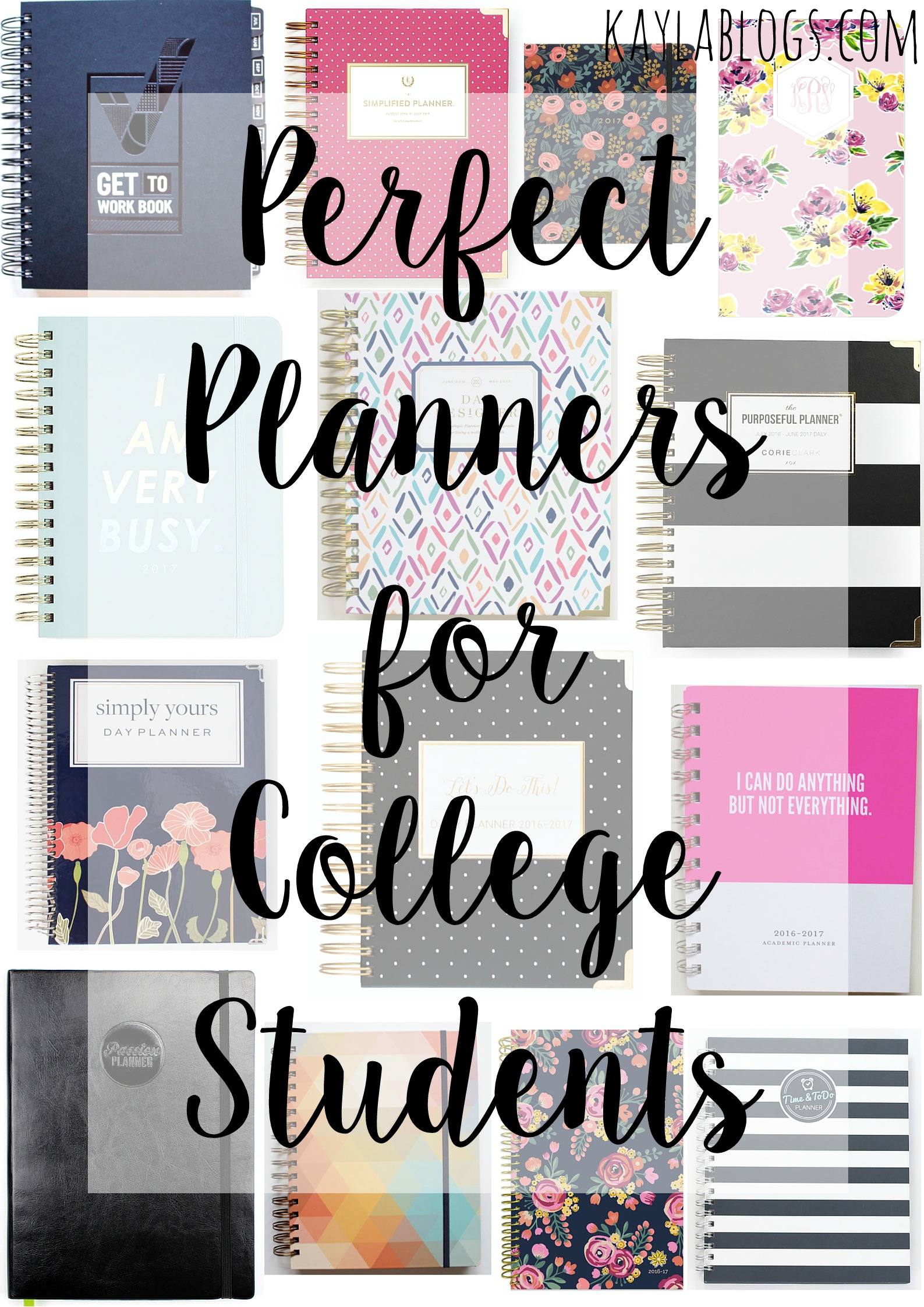 Perfect Planners for College Students