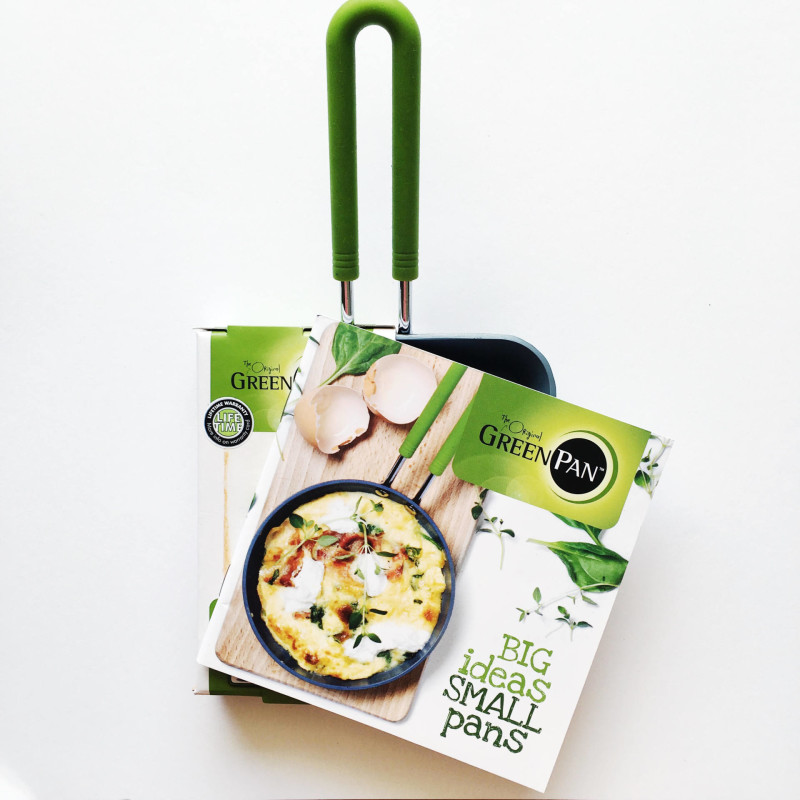 The GreenPan square egg pan