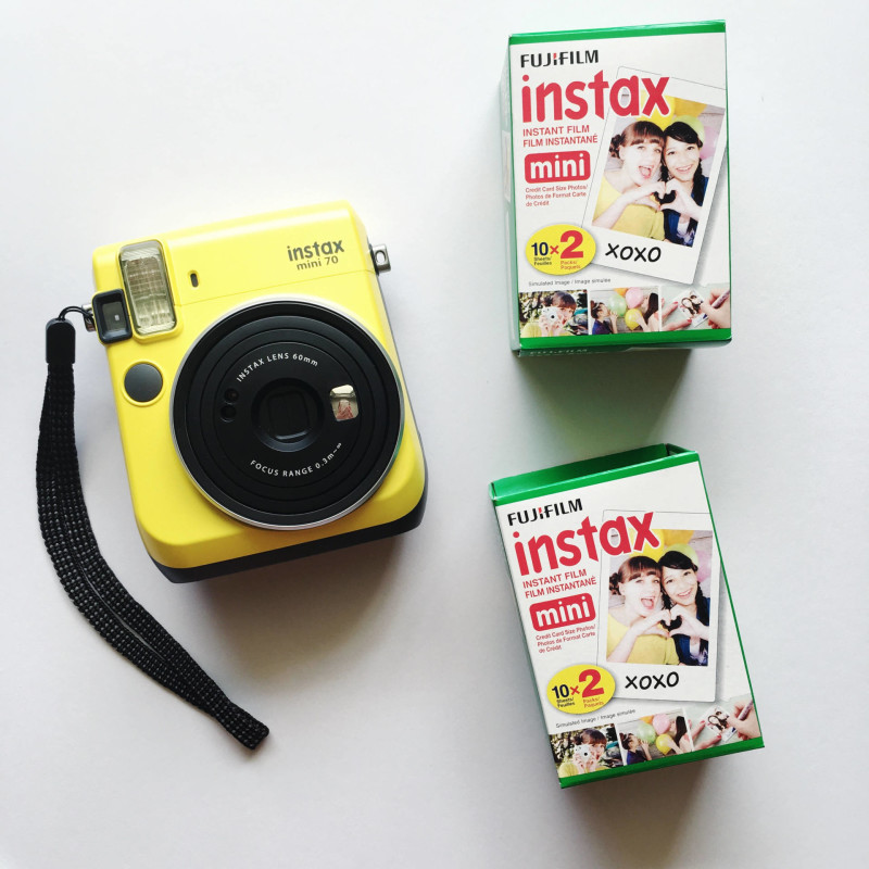 instax camera and film