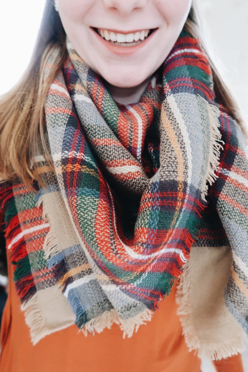 fall fashion blanket scarf