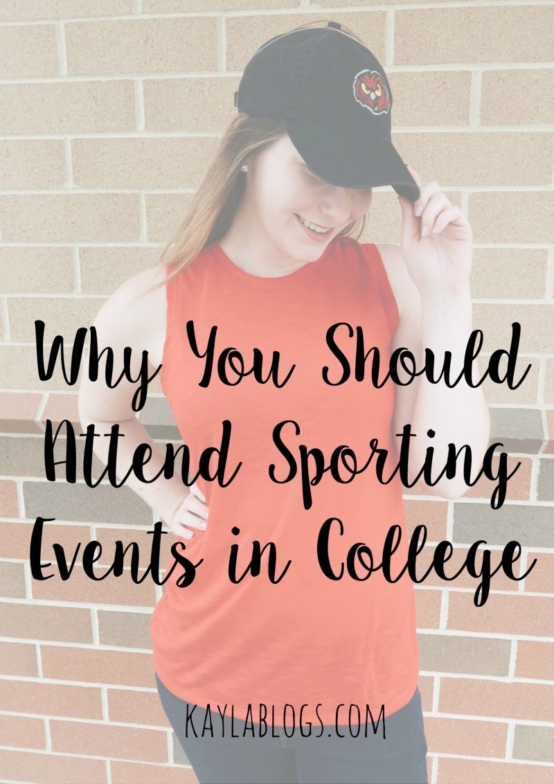 why you should attend sporting events in college