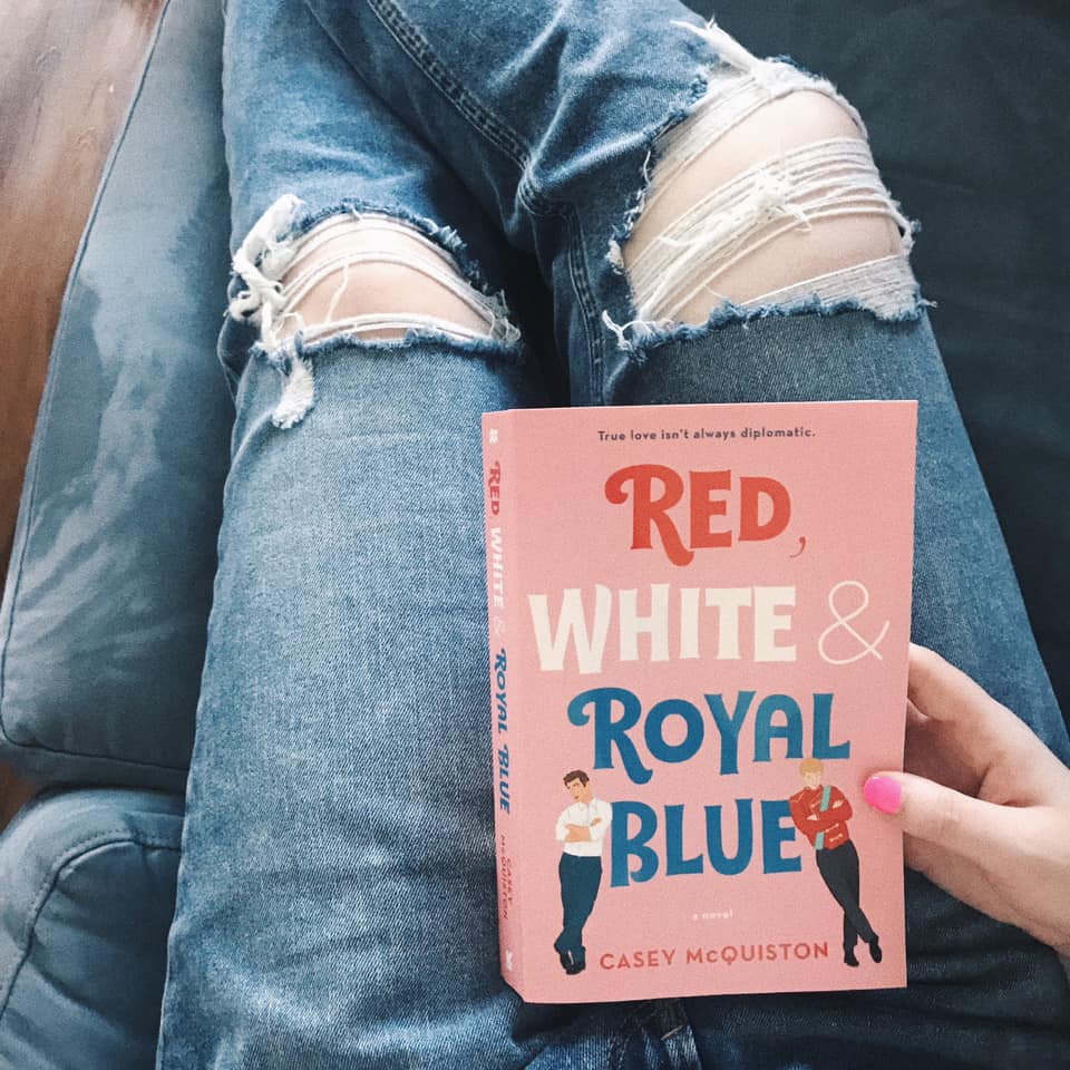 red white and royal blue author