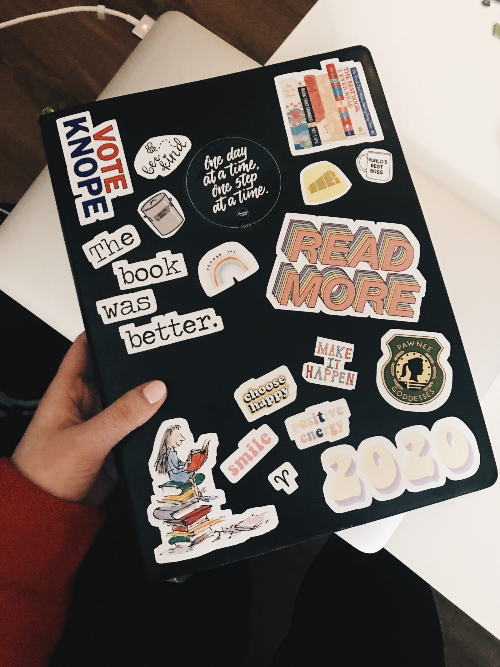 passion planner with stickers