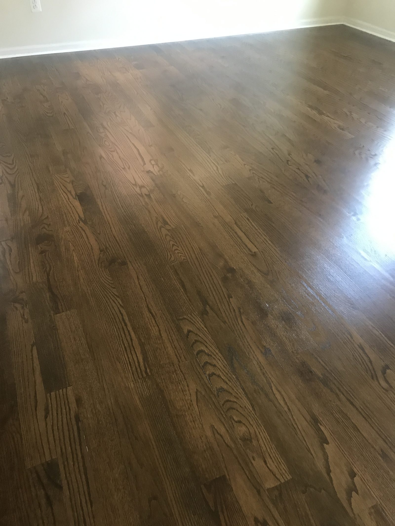 duraseal medium brown on red oak hardwood floors